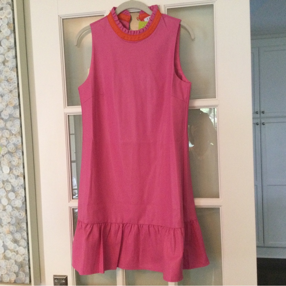 THML faux leather dress